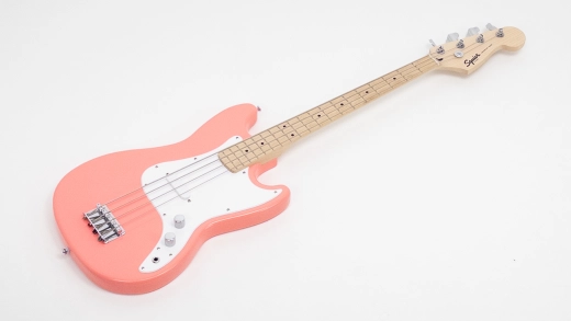 Squier - Sonic Bronco Bass, Maple Fingerboard - Tahitian Coral